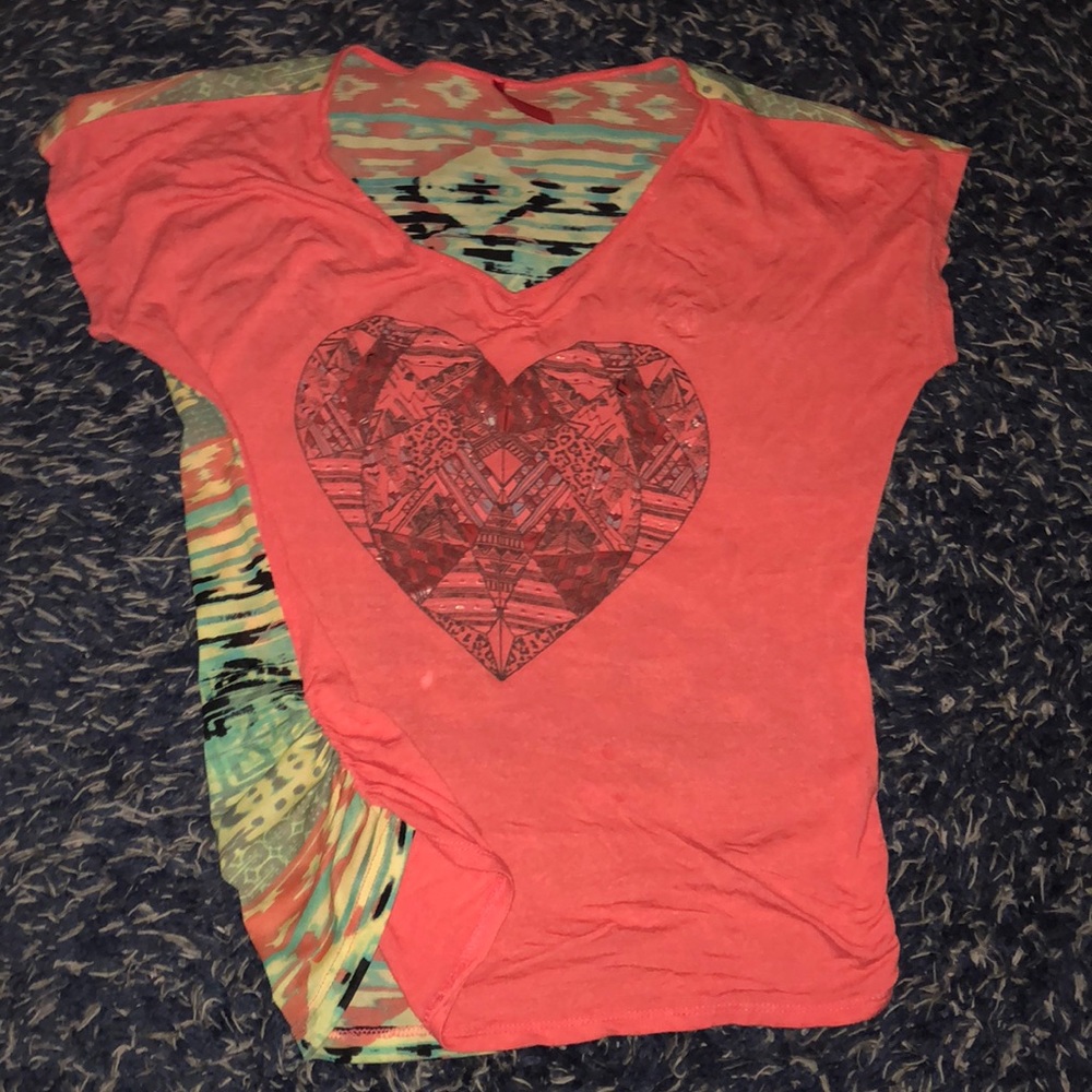 Designed Heart T-Shirt/Blouse